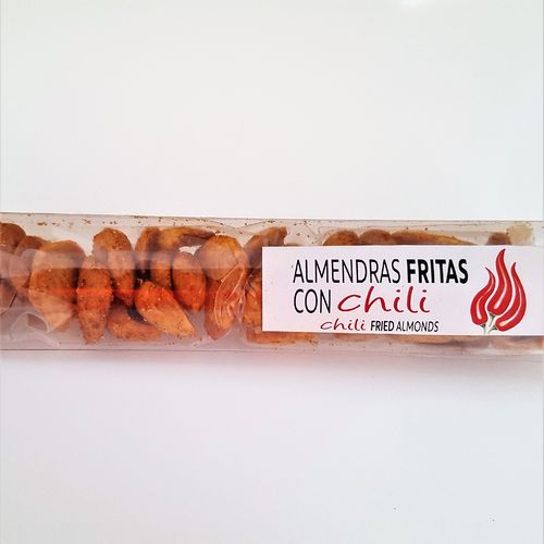 Fried almonds with chili. 30g snack