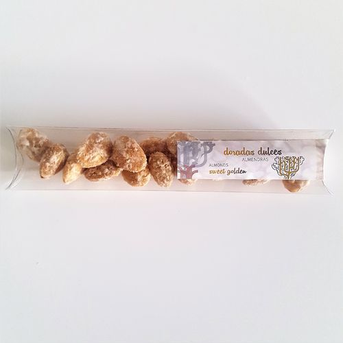 Sweet golden almonds. 30g snack